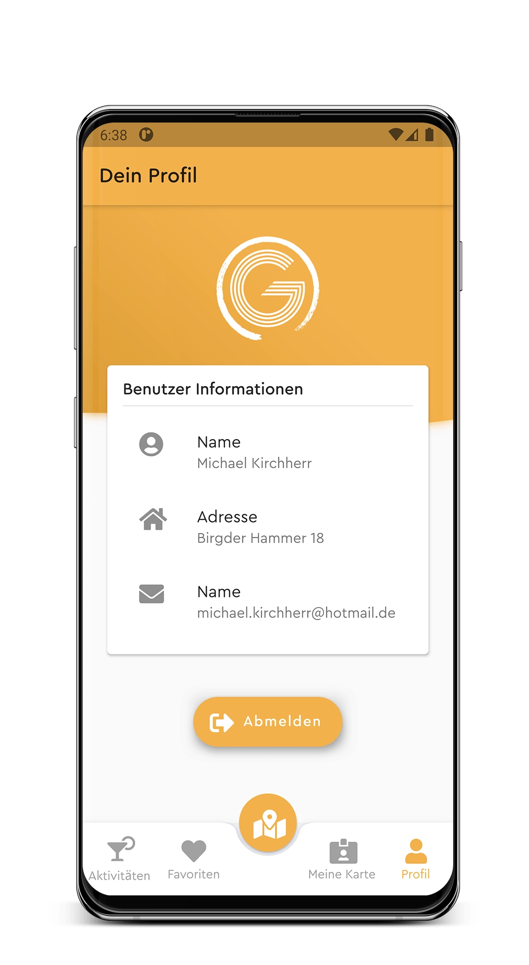 Kundenprojekt von PriorApps GmbH | App Entwicklung mit dem Namen Goldenmomentcard
